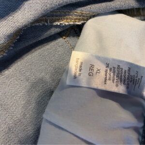 Maurices Blue Denim Jeans with Woven Texture